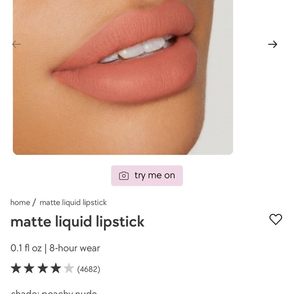 KYLIE Matt liquid lipstick -“on brand” - Picture 3 of 5